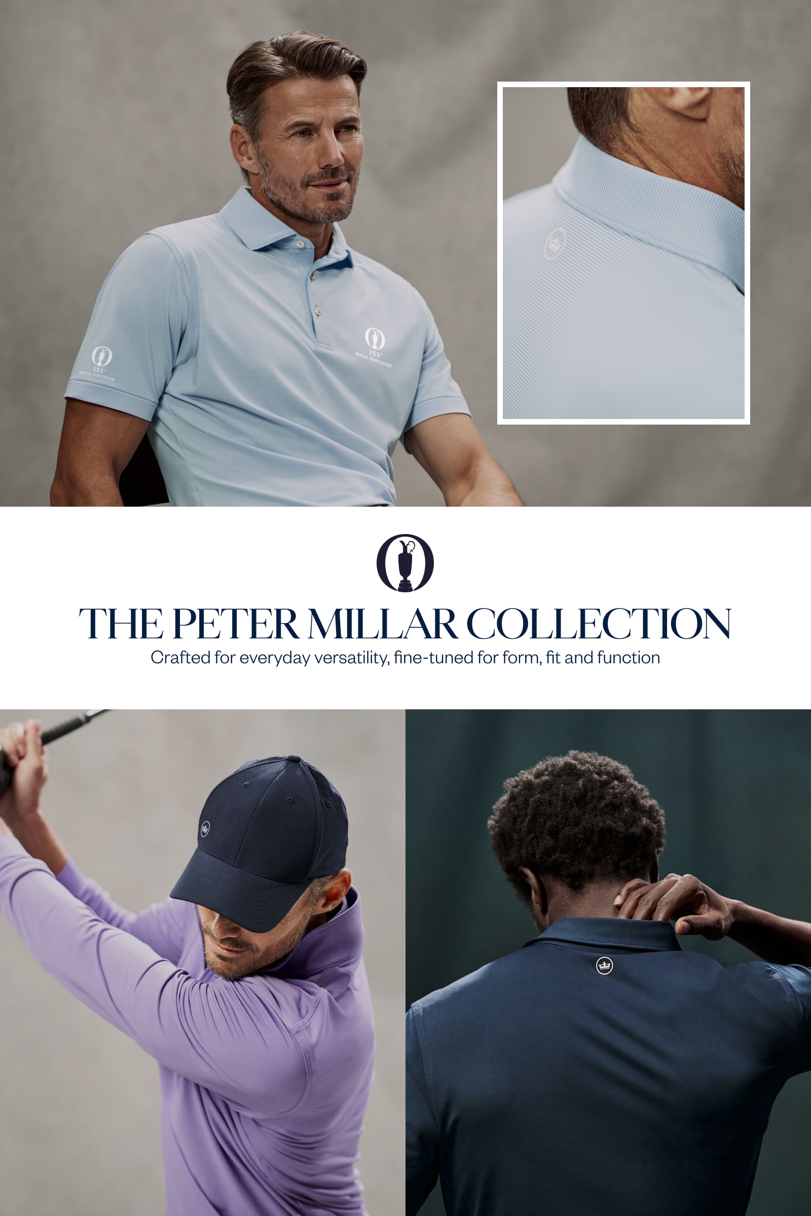 The Peter Millar Collection. Crafted for everyday versatility, fine tuned for form, fit and function.